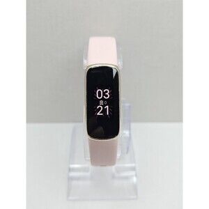 Fitbit Luxe FB422 Stainless Fitness Tracker Heart Rate Sleep W/ Charger
